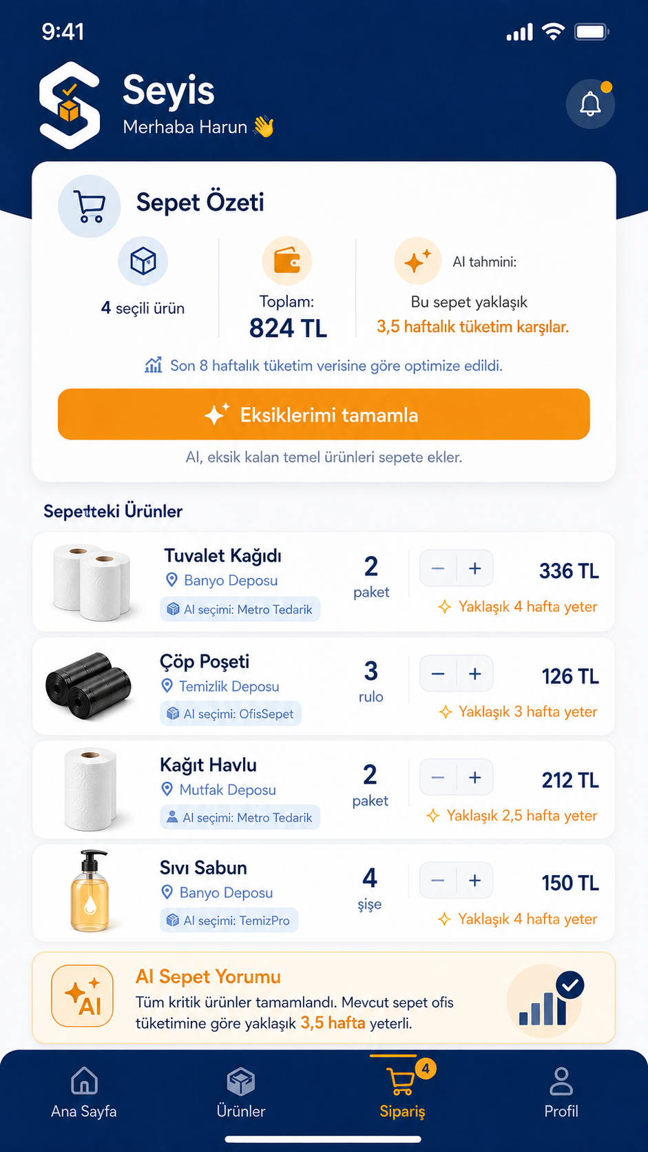 Akıllı Sepet